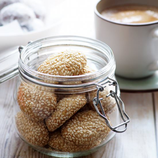 Italian Sesame Cookies Recipe