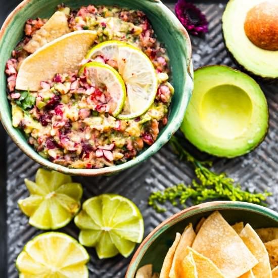 Homemade Avocado Cranberry Salsa