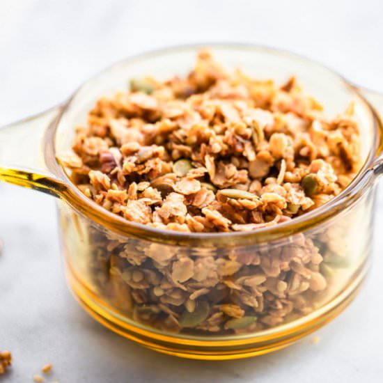 Maple Buckwheat Homemade Granola