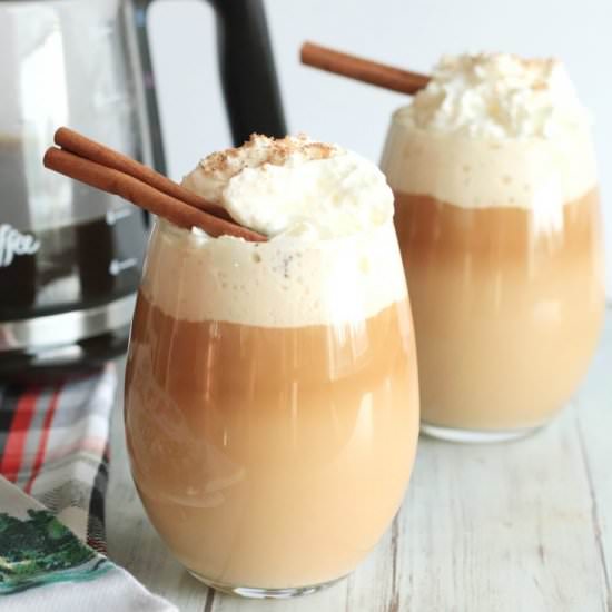 Cinnamon Eggnog Coffee
