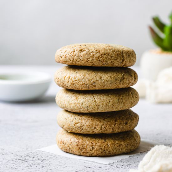Grain-Free Matcha Sugar Cookies