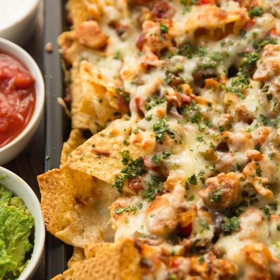 Chicken Fajita Nachos