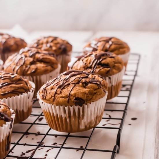 Banana Mocha Muffins