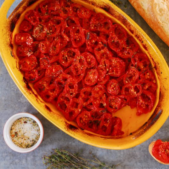 ROASTED SCALLOPED TOMATOES