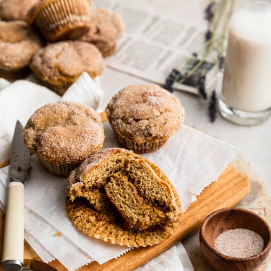 Gluten Free Cinnamon Swirl Muffins