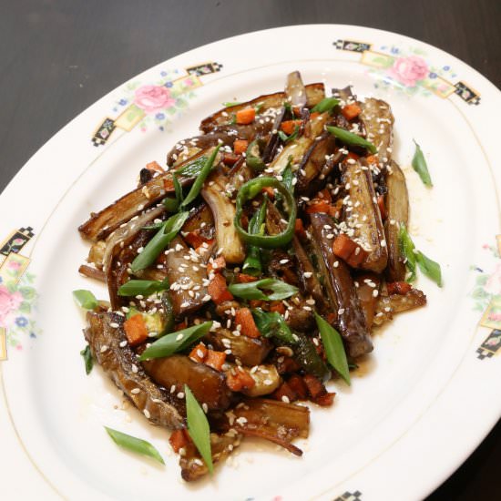 Korean Stir-fry Bulgogi Eggplant