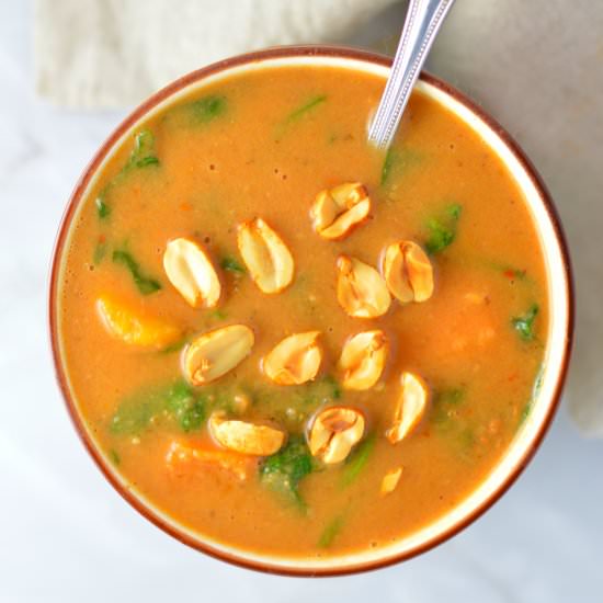 Sweet Potato Peanut Soup