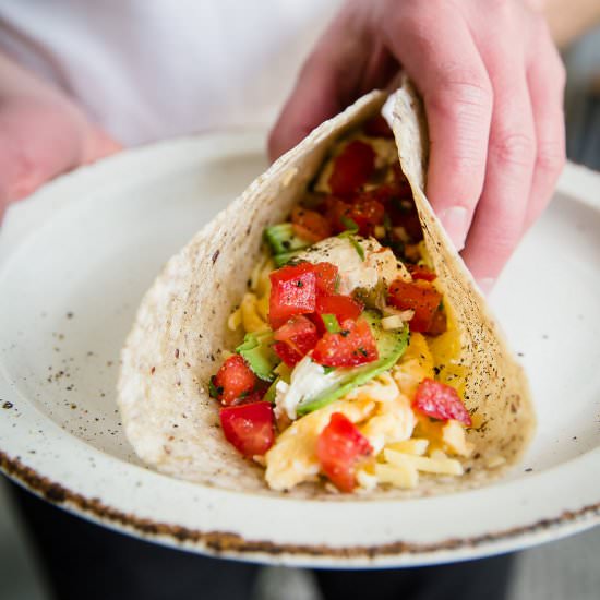 Low-Carb Breakfast Burrito