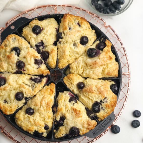 Blueberry and Yogurt Scones