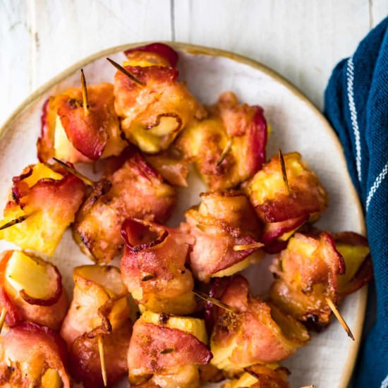 Bacon Wrapped Pineapple!