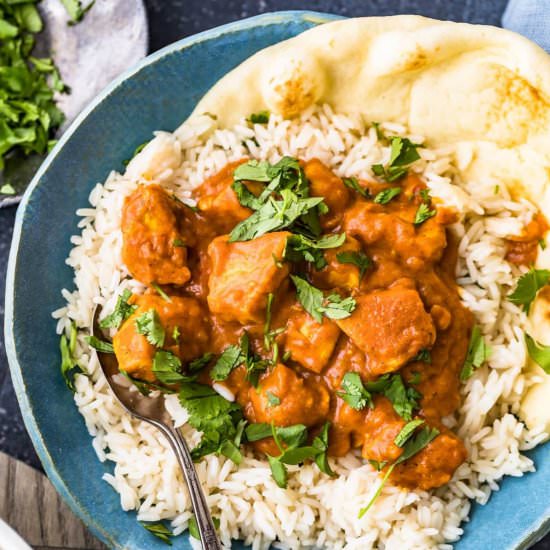 Almond Milk Chicken Curry!