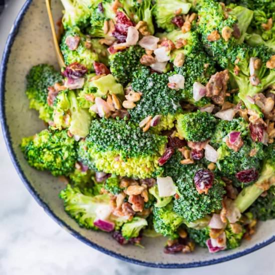 Creamy Bacon Broccoli Salad!