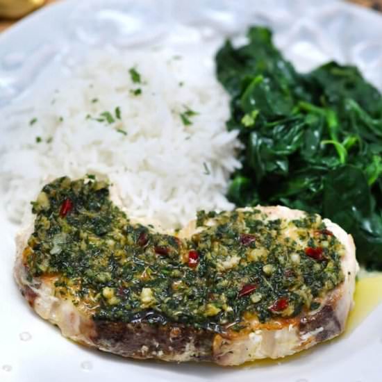 Pan-Roasted Swordfish