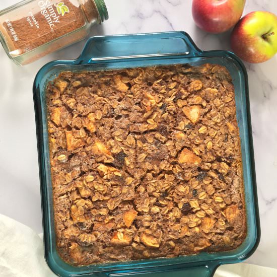 Healthy Baked Oatmeal Recipe