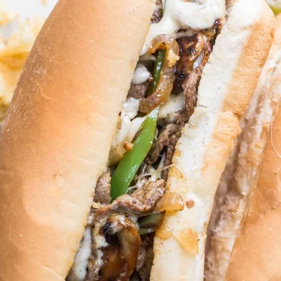 Philly Cheesesteak Sandwich