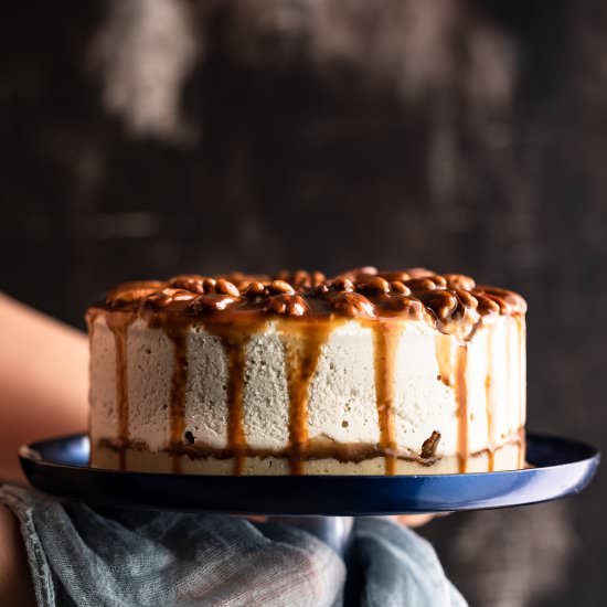 Vegan Salted Caramel & Pecan Cheese