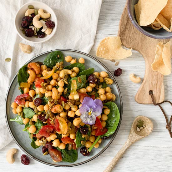 Indian Spiced Chickpea Salad
