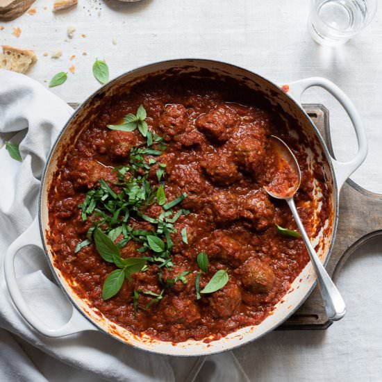 Parmesan meatballs