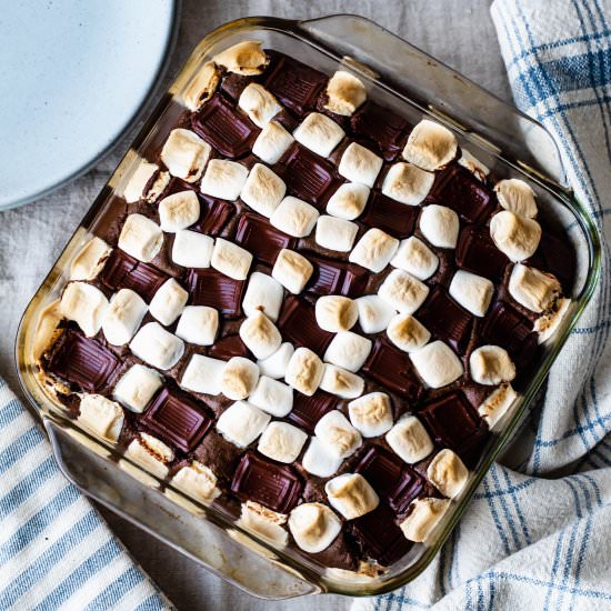 Vegan S’mores Cake
