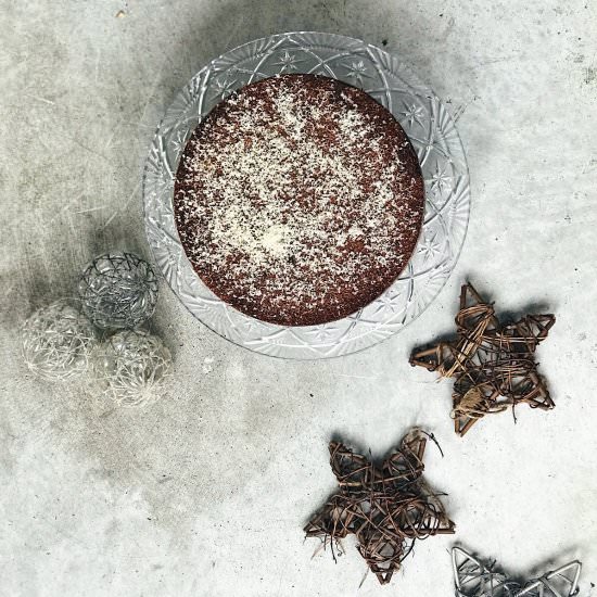 TARTA DE CHOCOLATE NEGRO