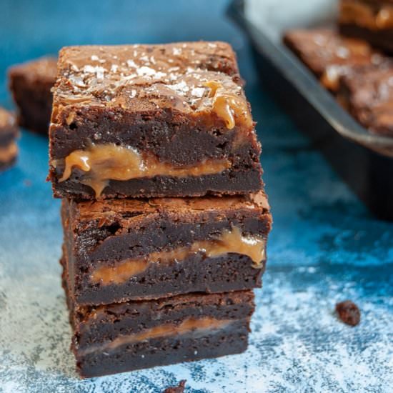 Salted Caramel Brownies