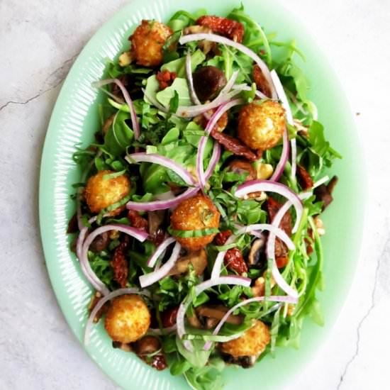 Arugula Salad & Goat Cheese Salad