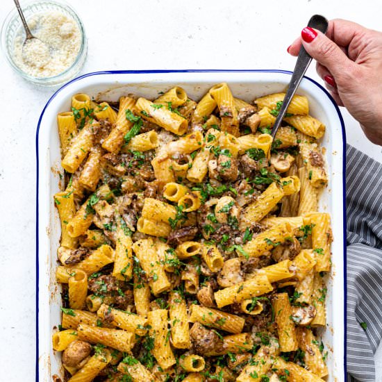 Stroganoff Pasta Bake
