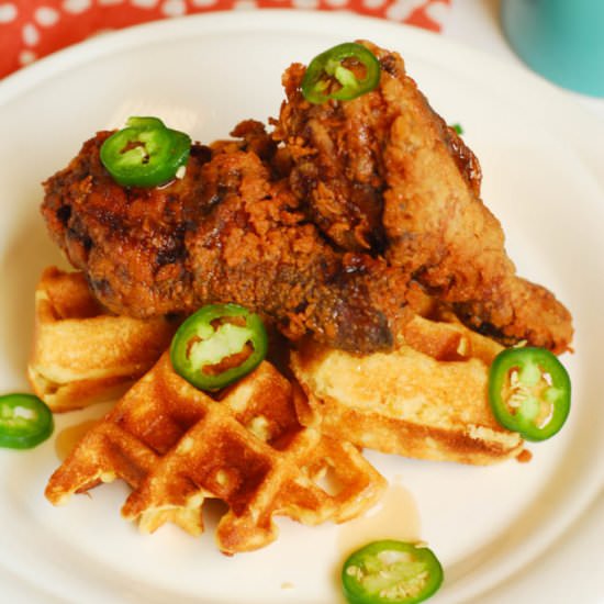 MAPLE BRINED FRIED CHICKEN