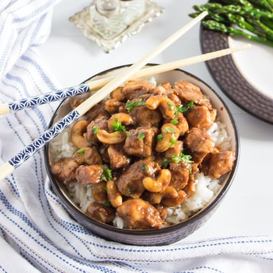 Crockpot Cashew Chicken