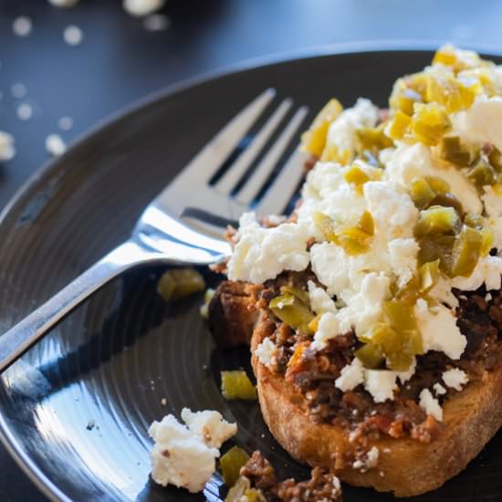 Vegetarian Tapenade Sandwich