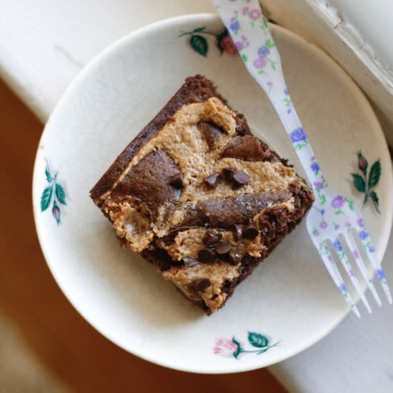pb choc brownies