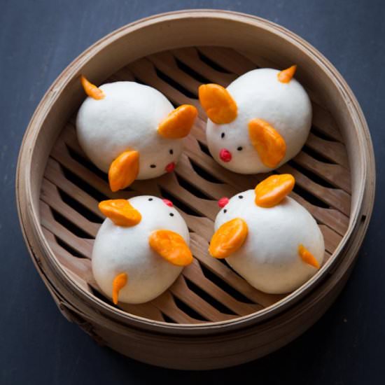 The Year of the rat steamed buns