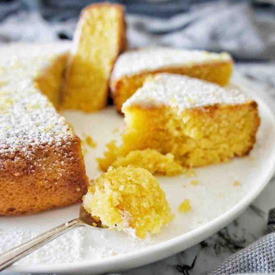 Lemon Polenta Cake