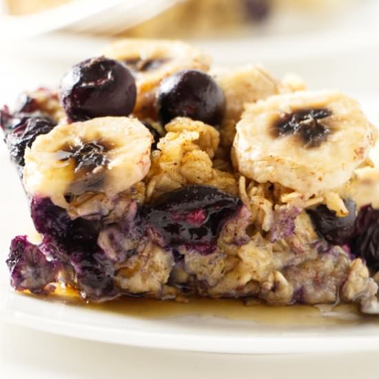 blueberry banana oatmeal