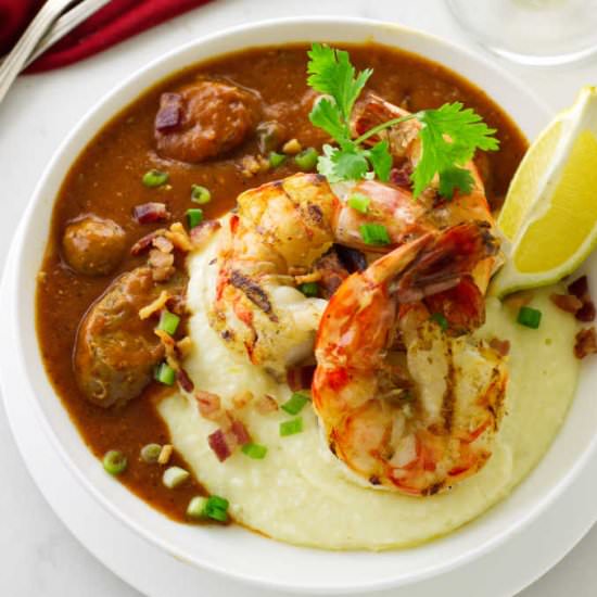 cheesy shrimp and grits