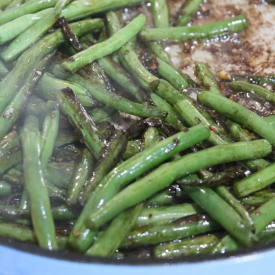 Blistered Green Beans