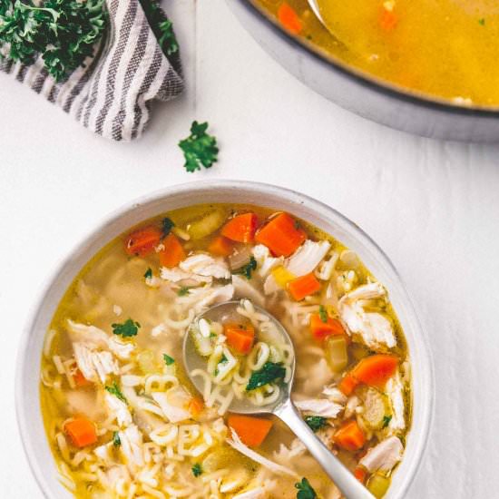 Simple Chicken Noodle Soup