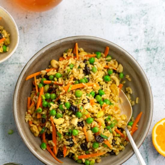Lemon Curry Rice Salad