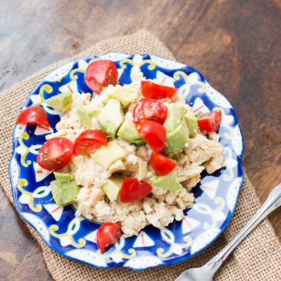 Egg Whites with Hummus