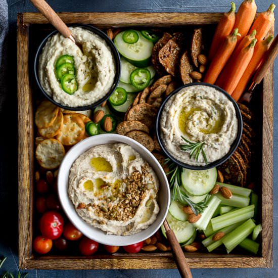 White Bean Dip (Three Ways)