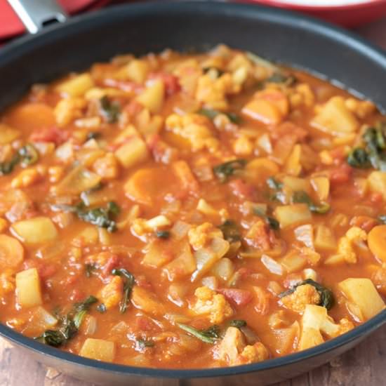 Easy Mixed Vegetable Curry
