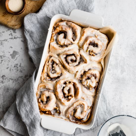 Caramel Apple Cinnamon Rolls