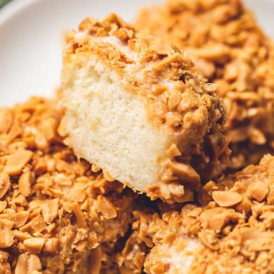 Mocha Peanut Square Bars