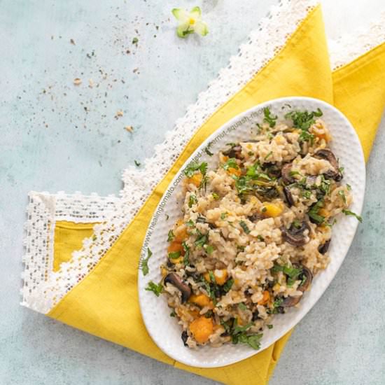 Butternut Squash Risotto (Vegan)