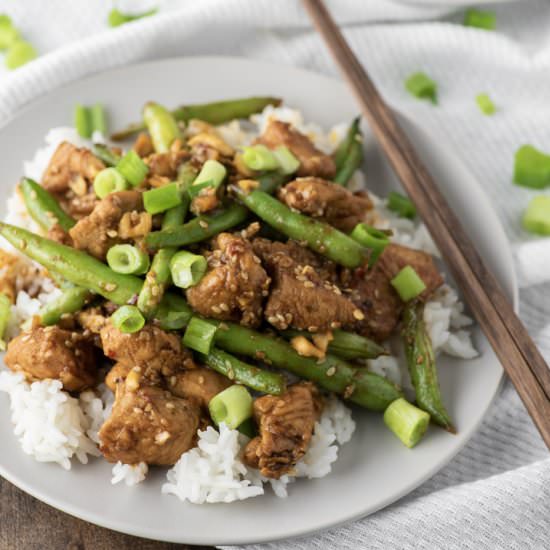 Chicken and Green Bean Stir Fry