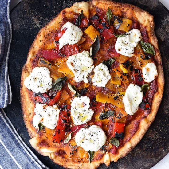 Roasted Pepper Pizza