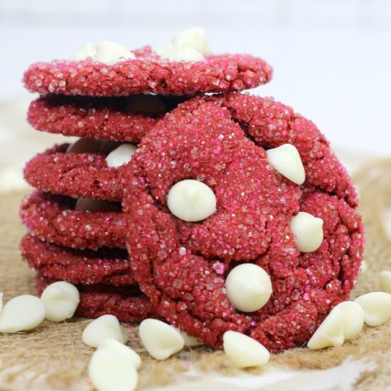 Cake Mix Red Velvet Cookies