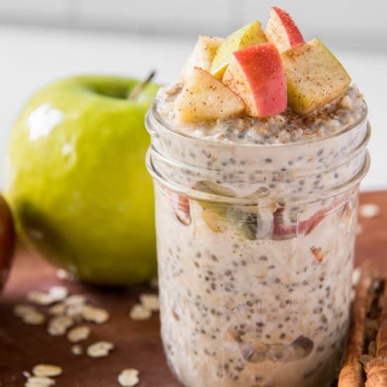 Easy Apple Overnight Oats