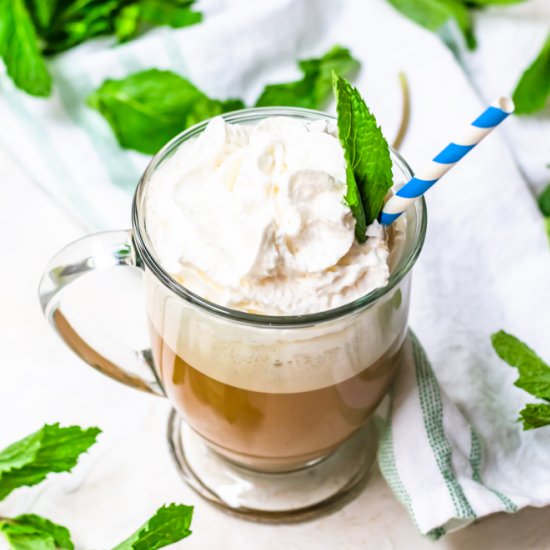 Almond milk latte