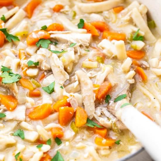 Creamy Chicken Noodle Soup